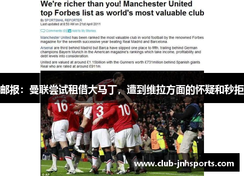 邮报:曼联尝试租借大马丁,遭到维拉方面的怀疑和秒拒 邮报:曼联尝试租借大马丁,遭到维拉方面的怀疑和秒拒